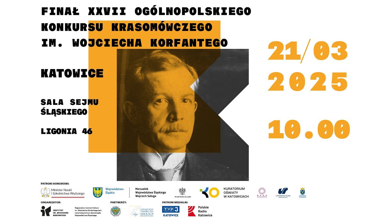 Finał XXVII Og&oacute;lnopolskiego Konkursu Krasom&oacute;wczego im. Wojciecha Korfantego | 21.03.2025