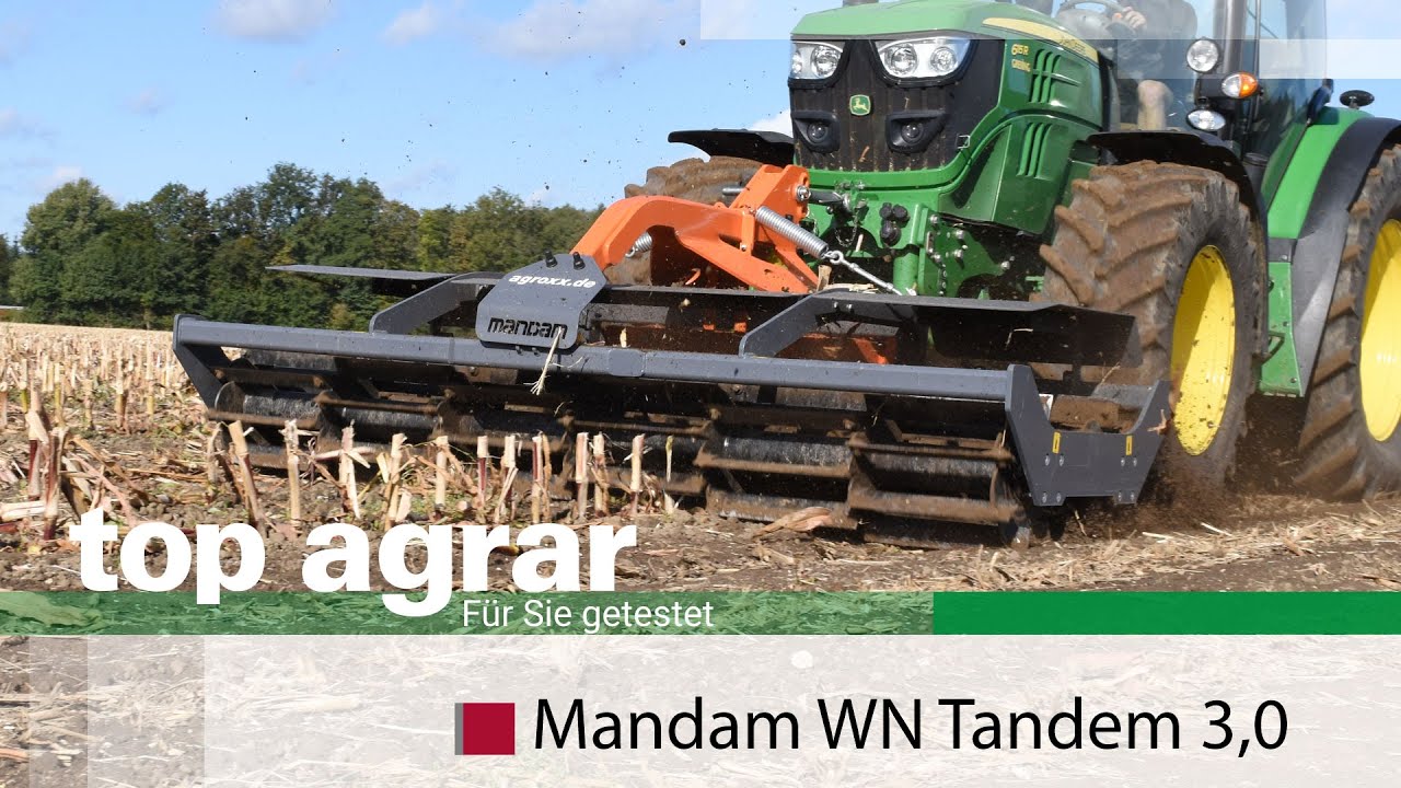 Günstige Messerwalze - Mandam WN Tandem im top agrar Praxistest 2/5