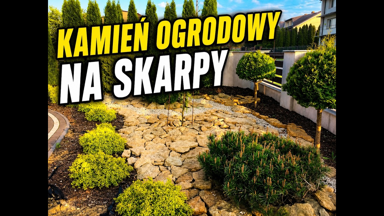 Kamień naturalny ogrodowy na skarpy  skalniak  w ogrodzie murki  kopalnia kamienia naturalnego