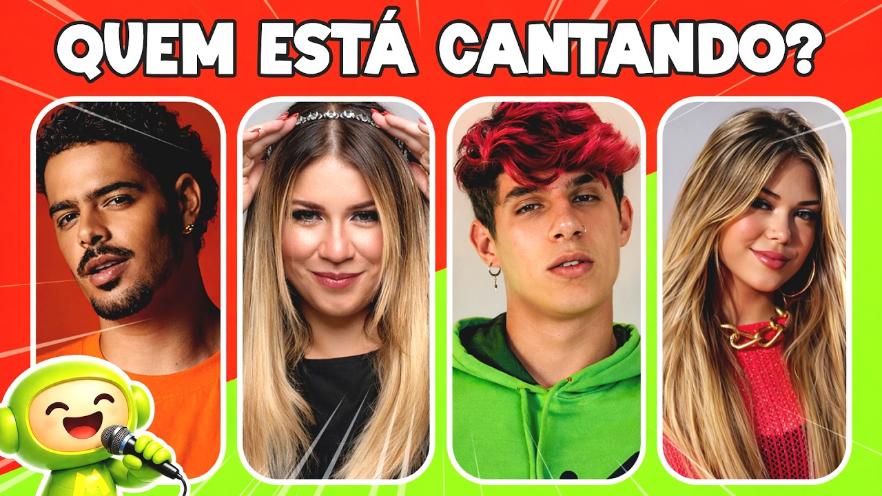 QUEM ESTÁ CANTANDO? | DESAFIO MUSICAL | SÓ 1% ACERTAM TODAS