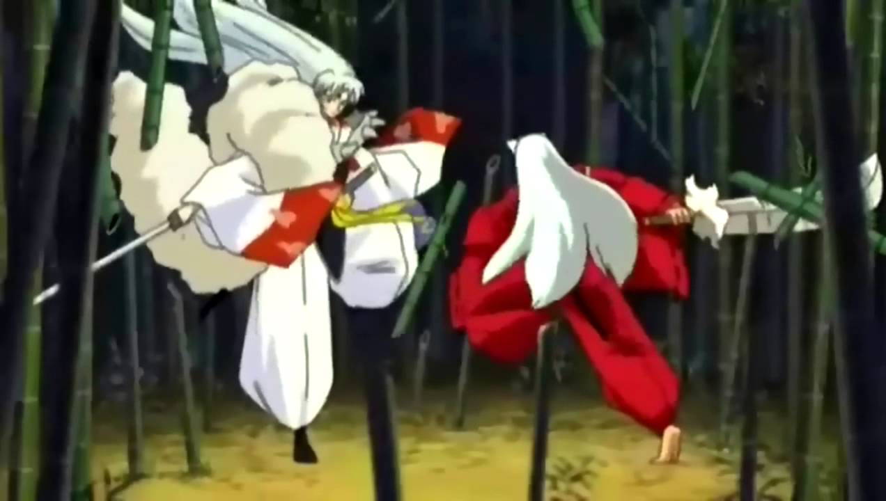 inuyasha falling inside the black