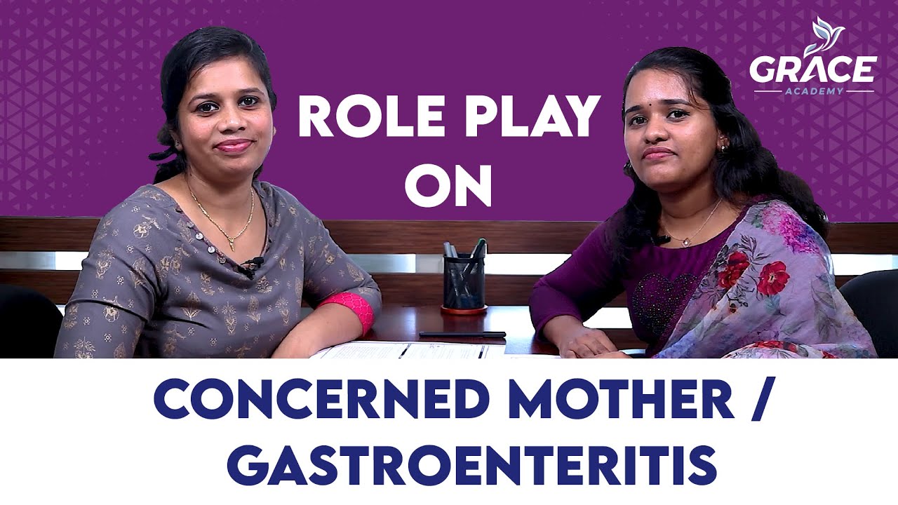 CONCERNED MOTHER/ GASTROENTERITIS |  OET ROLE PLAY.