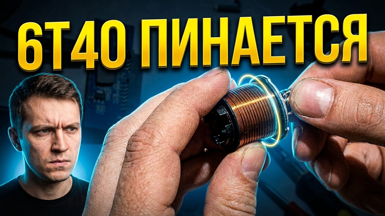 АКПП 6T40 трогается с рывками, чистка соленоида Шевроле Круз Astra