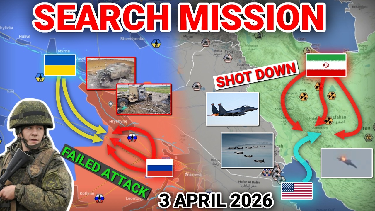 US F-15 Downed in Iran | Urgent Search Mission Launched as War Pressure Builds [3 April 2026]