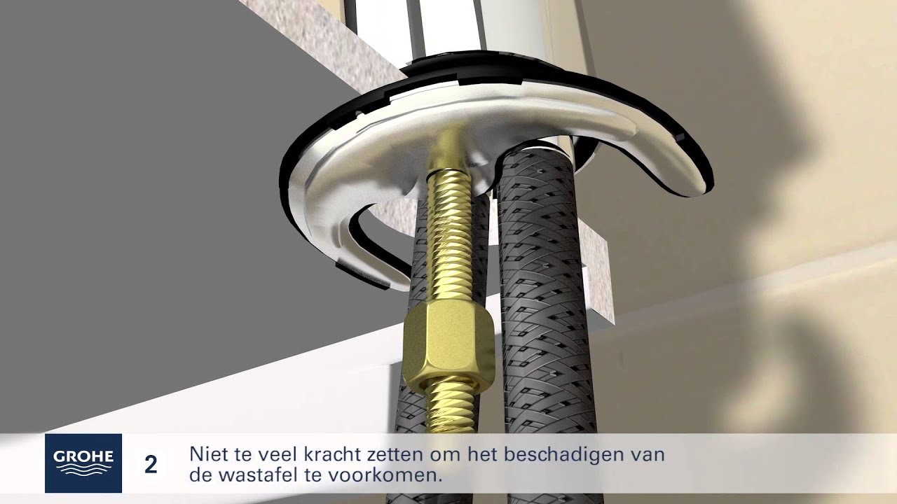 GROHE Wastafelkraan installeren