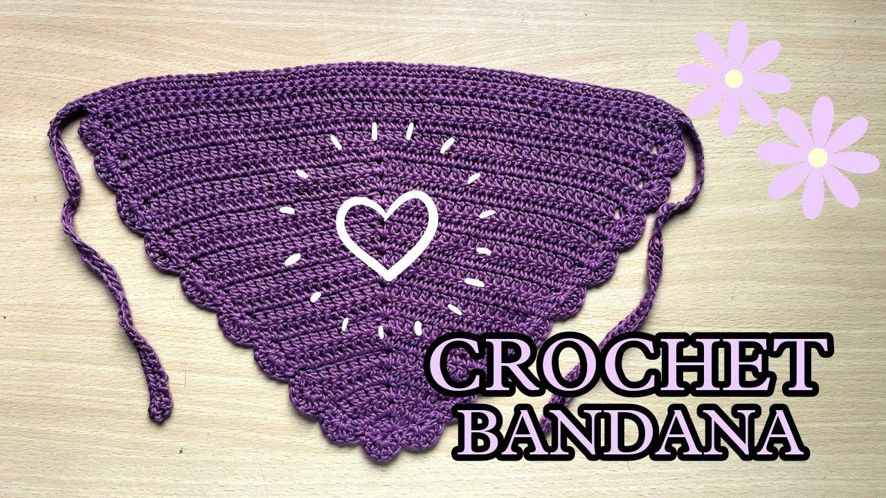 Crochet Bandana | Simple & easiest crochet Bandana | Bandana