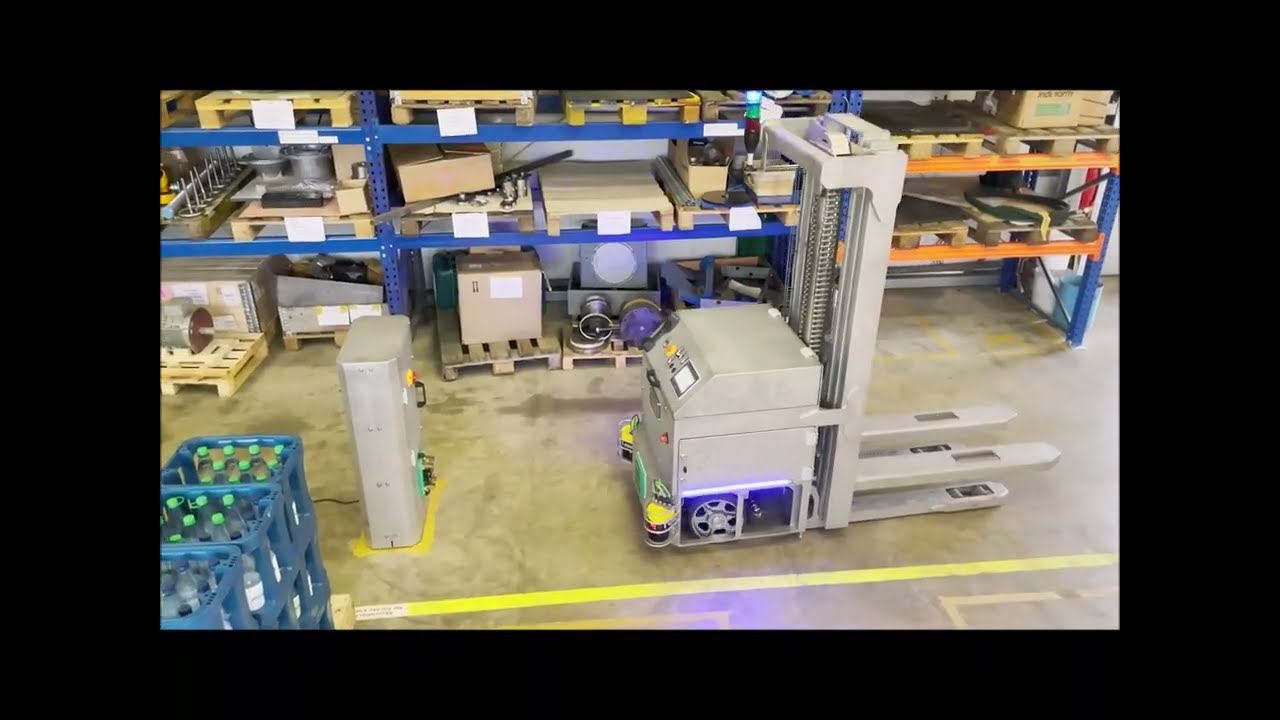 Fahrerloses Transportsystem (FTS oder AGV) von S&Ü