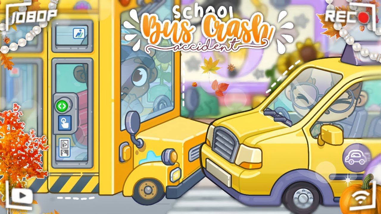 SCHOOL BUS CRASH *ACCIDENT*😱🍂🪵|| *VOICED🔊* || AVATAR WORLD