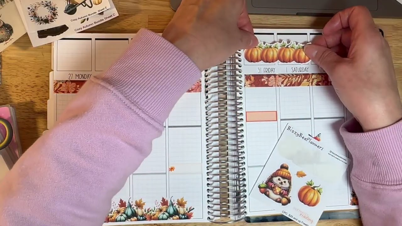 Last Week of October in my Planner