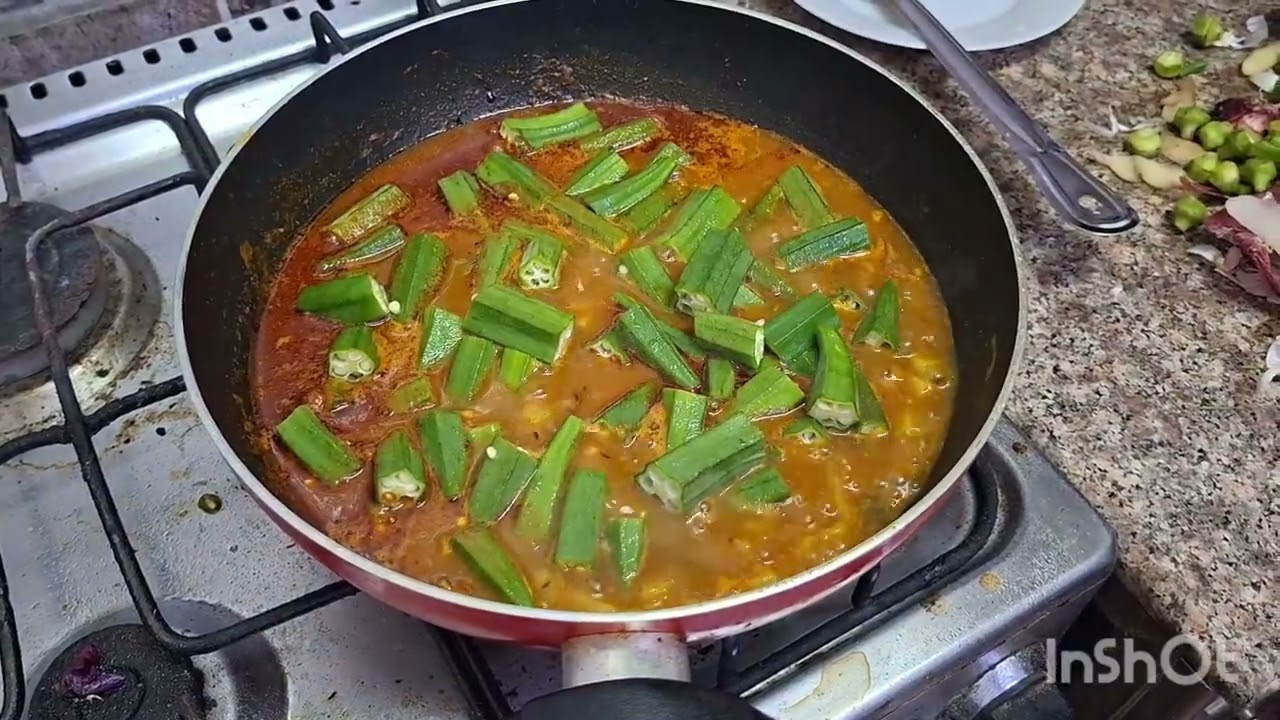 भिंडी मसाला करी # #food #cooking 