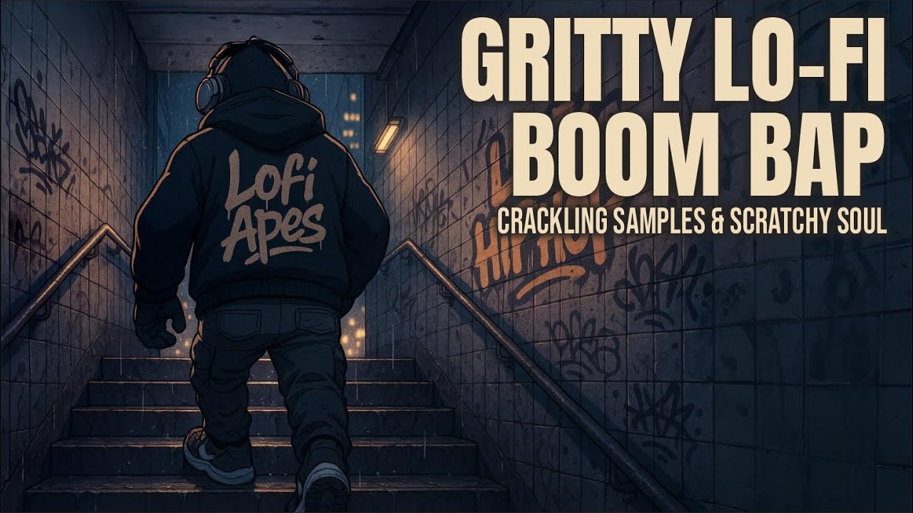 🐒 Gritty 90s Lo-Fi Hip-Hop  Subway Beats & Classic Tape Samples