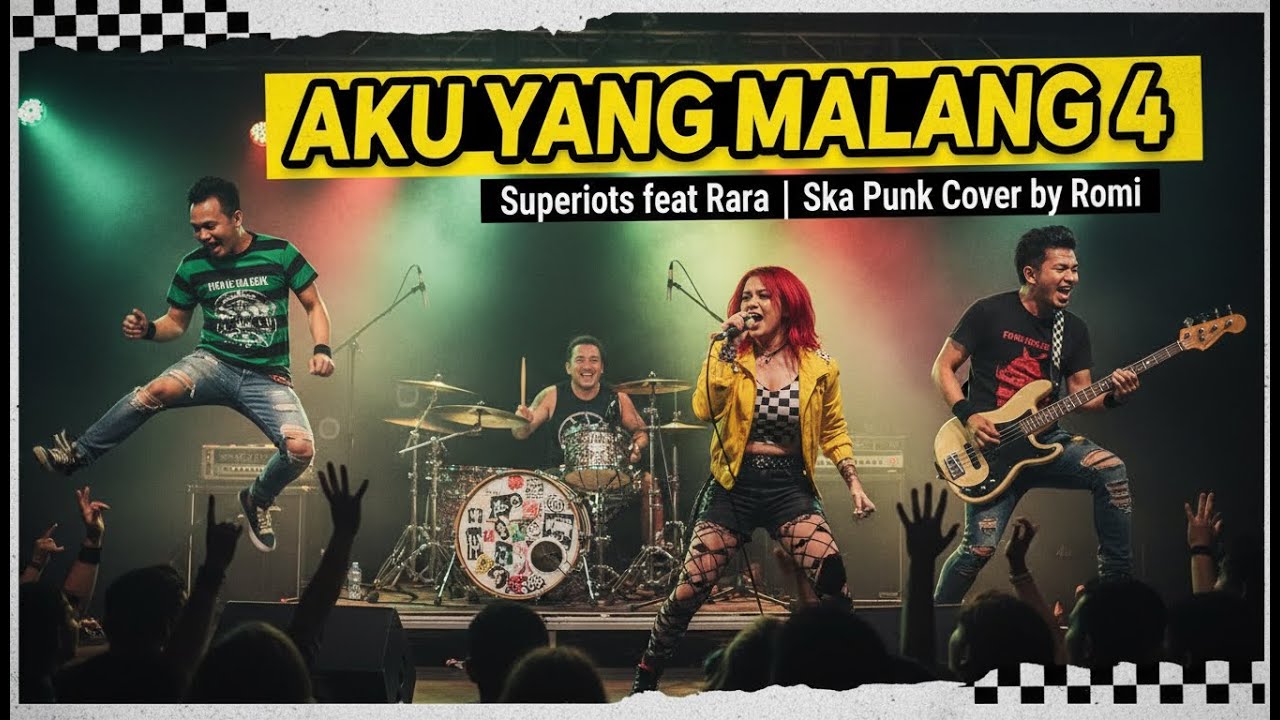 AKU YANG MALANG 4 – SUPERIOTS FEAT RARA | SKA PUNK COVER BY ROMI | ENERGETIC INDONESIA