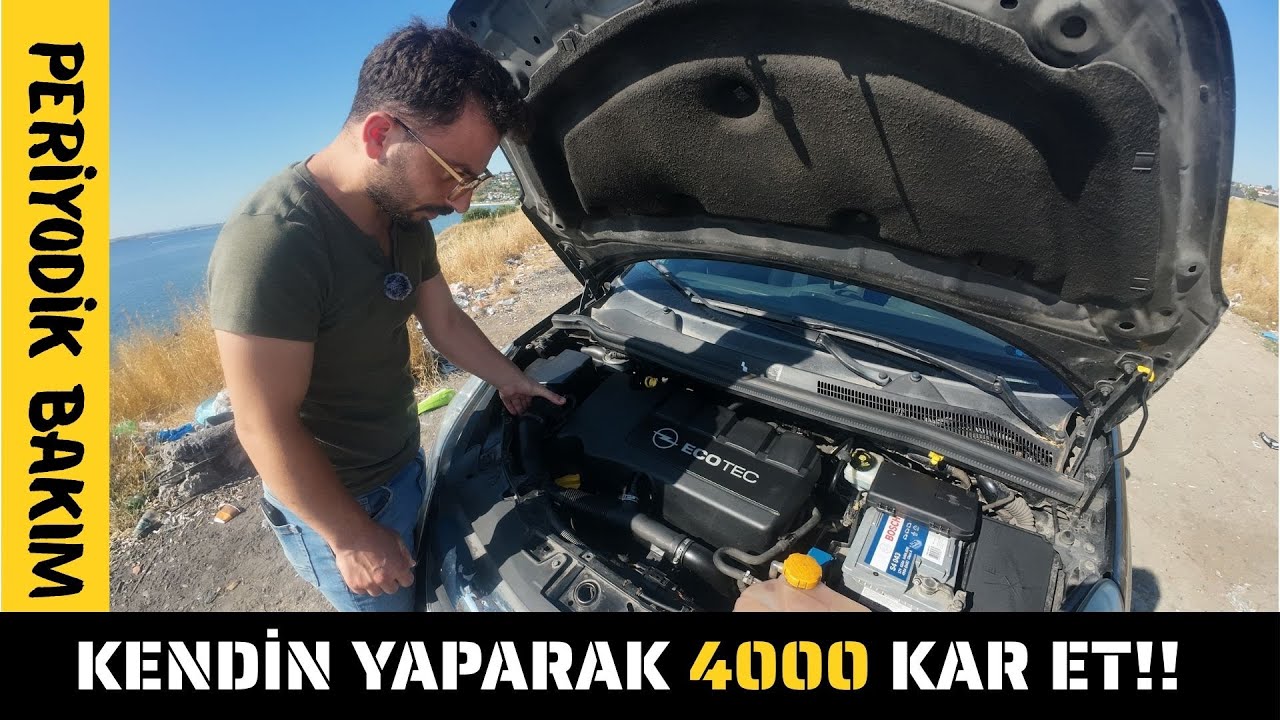 OPEL CORSA EVDE PERİYODİK BAKIM!