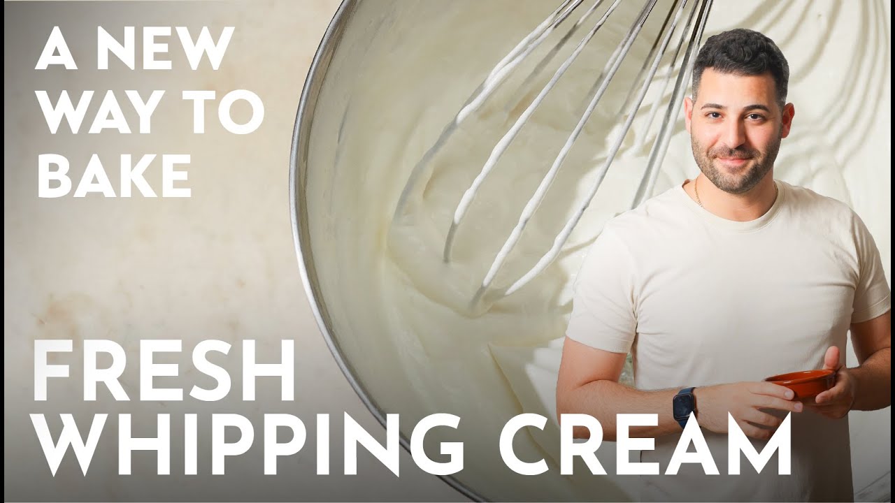 How to make fresh whipping cream that's 100% naturally plant-based