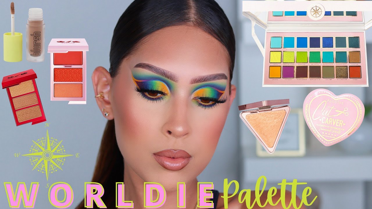 P.LOUISE WORLDIE PALETTE| TESTING OUT THE INFAMOUS CUT CARVER