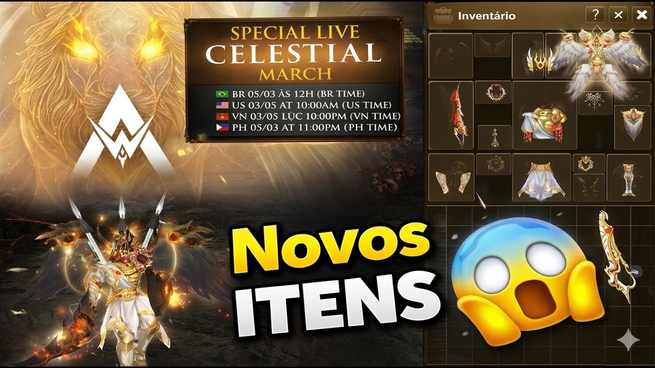 LIVE ON / UPDATE DE MARÇO NO MUAWAY -- CONFIRA NOVOS ITENS E EVENTOS POSSÍVEIS !!!