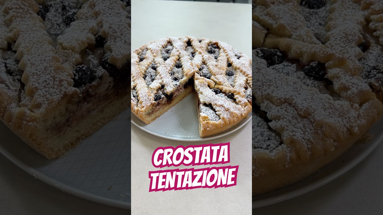 CROSTATA TENTAZIONE #ricetta #crostata #dolce