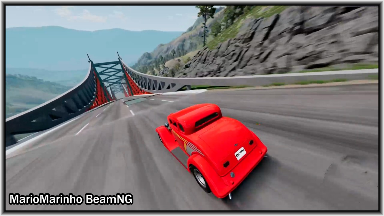 Full Throttle INSANE Long Downhill Challenge #8 | BeamNG.drive Simulation