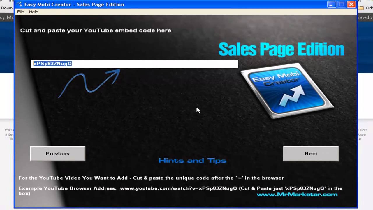 Easy Mobi Creator Sales Page Edition in Action