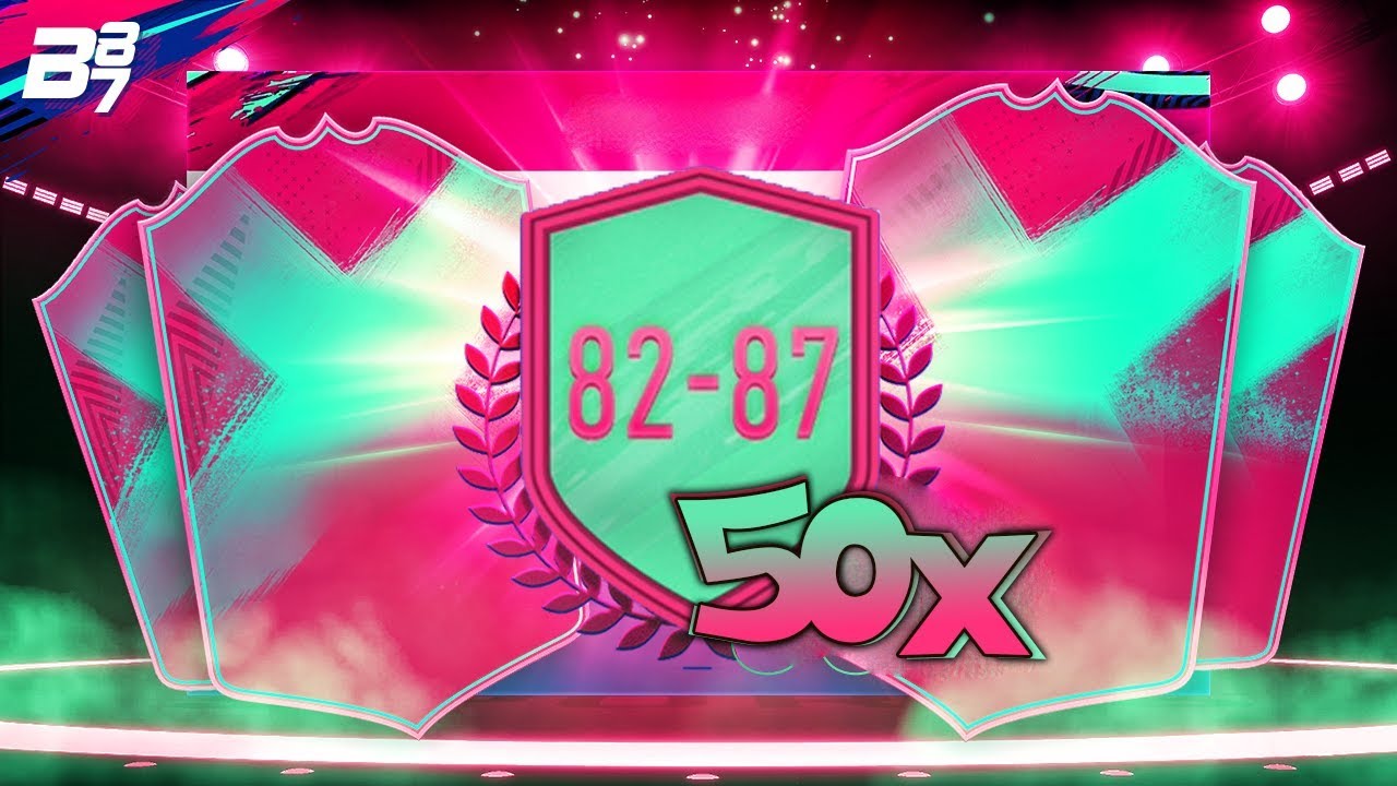 50 X 82-87 UPGRADE PACKS! | FIFA 19 ULTIMATE TEAM FUT BIRTHDAY PACK OPENING!