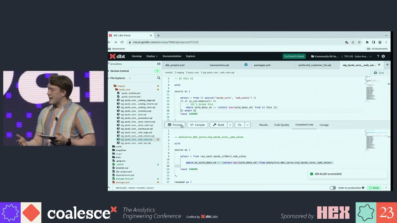 The new dbt Cloud development experience - Coalesce 2023