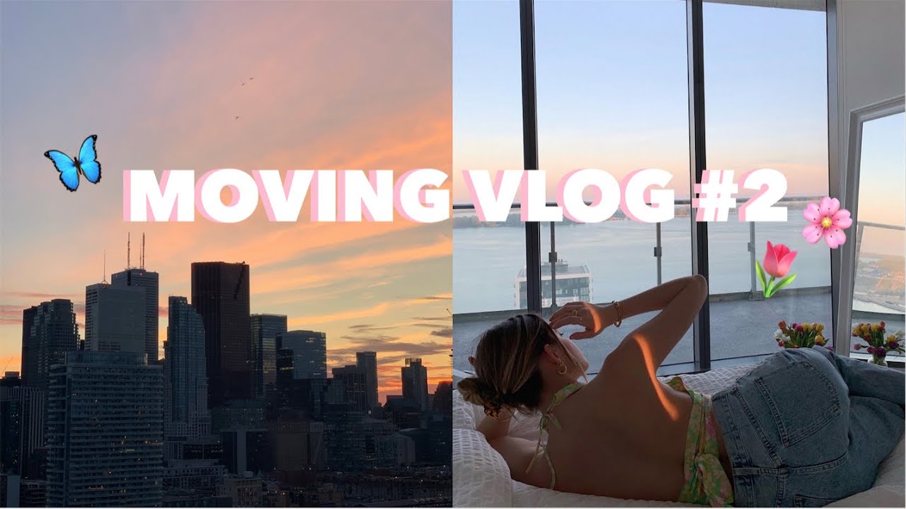 MOVING VLOG #2 | Empty Apartment Tour, Moving Day, Our First Day!