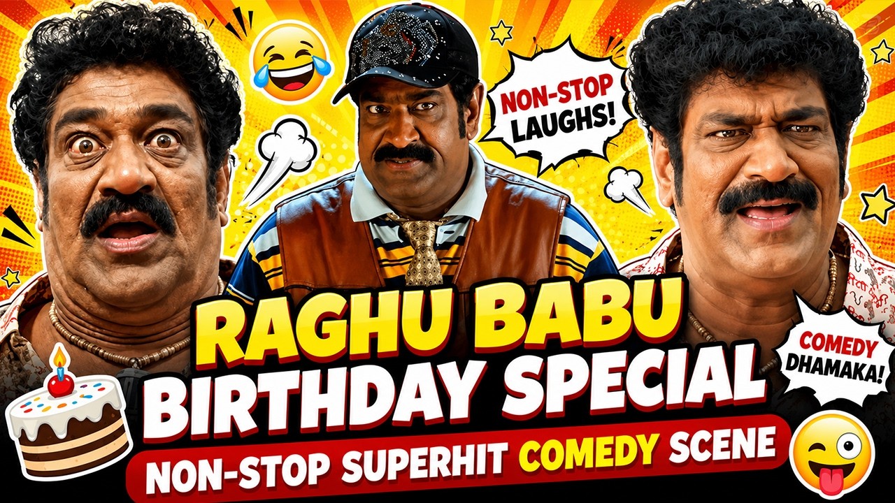 Raghu Babu Birthday Special Non-Stop Superhit Comedy Scenes