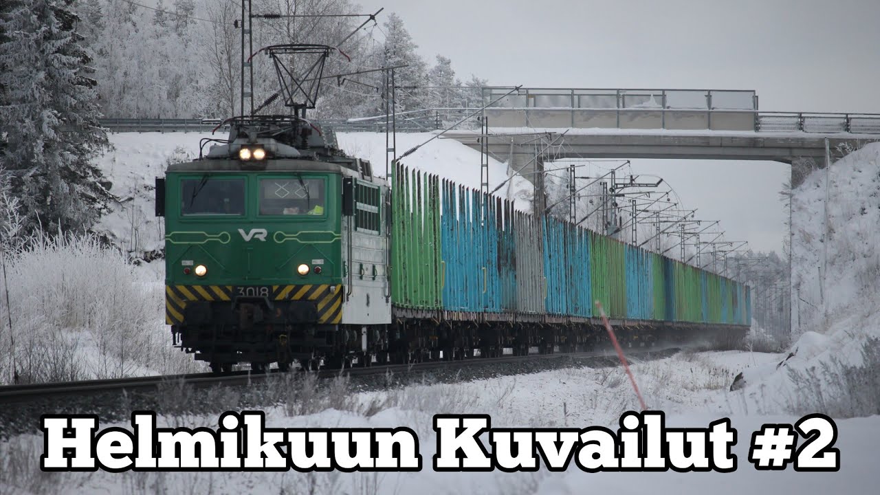 Helmikuun Kuvailut #1 (1.2.-15.2.2026) || Digisusi, veturihinauksia, Sm3-hinaus ja mäkeenjäänti