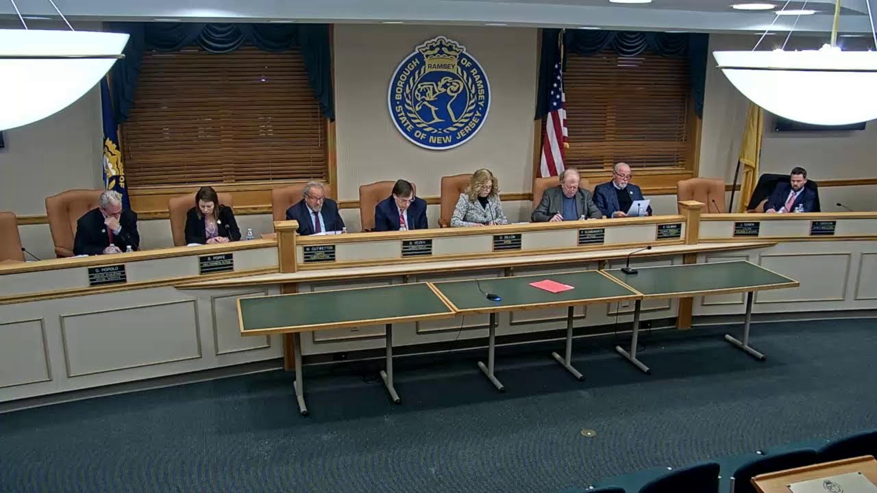 Borough of Ramsey Regular Session meeting  January 28, 2026