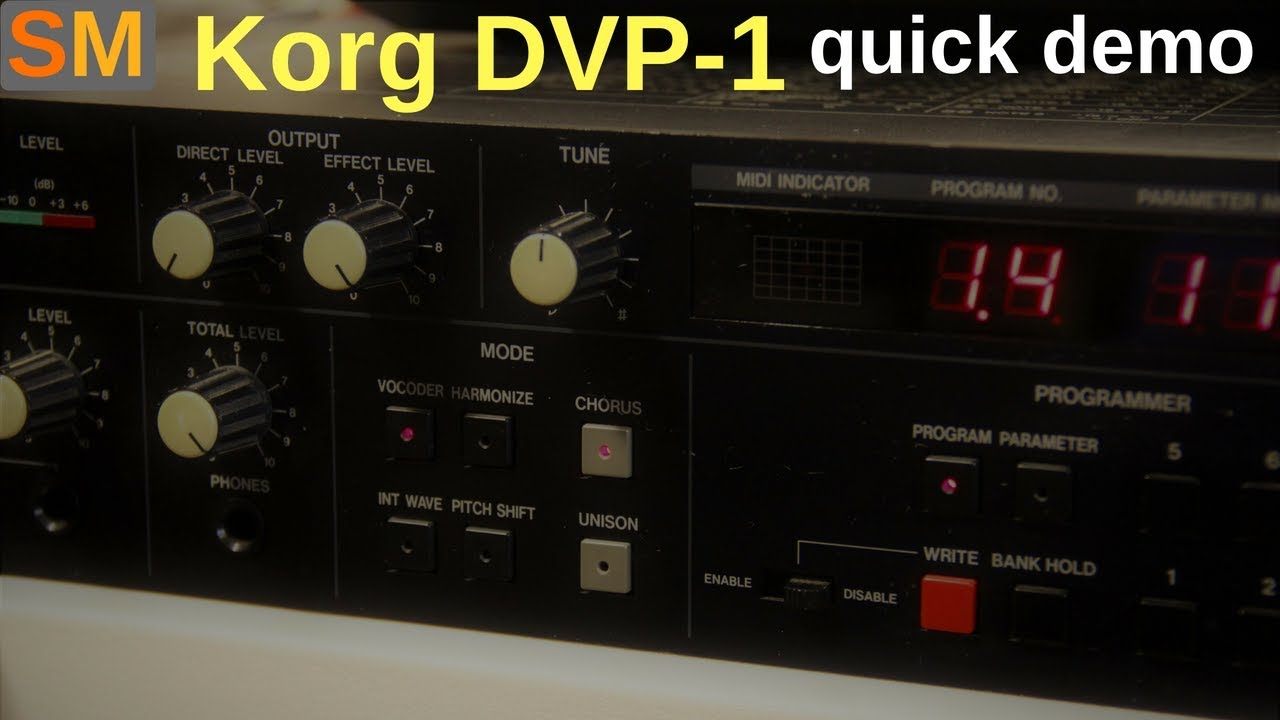Korg DVP-1 quick demo
