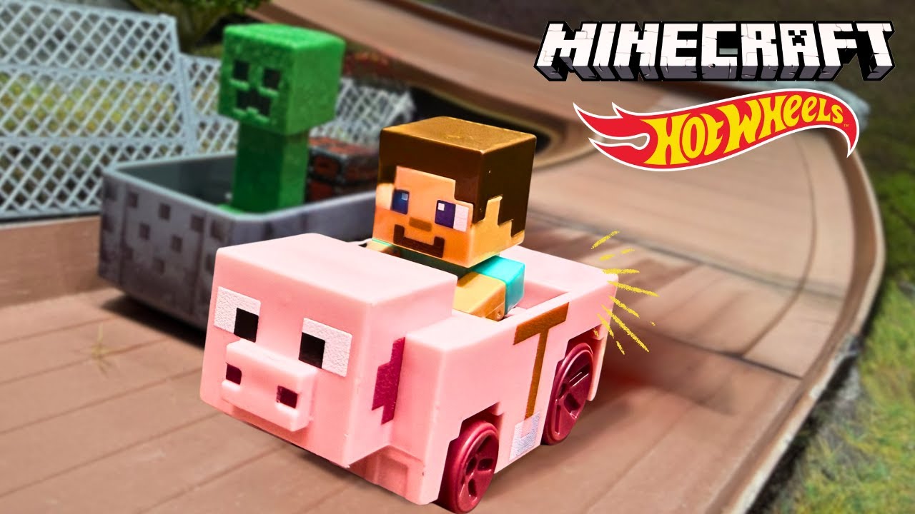 В Minecraft команда Hot Wheels сразилась со всеми… Кто победил?!