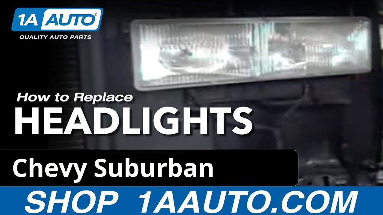 Как заменить фары на Chevrolet Suburban 92-99 годов