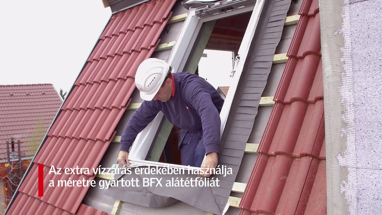 Hogyan kerülnek beépítésre a VELUX tetőtéri ablakok? - VELUX