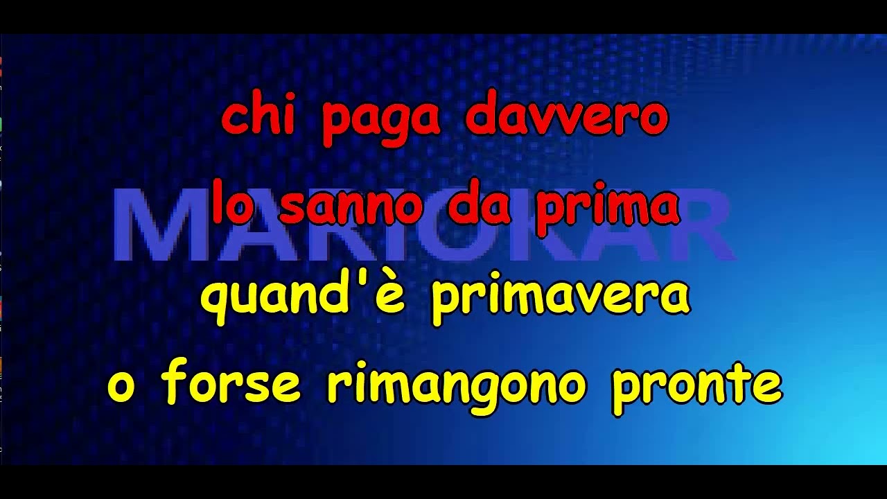 Ligabue   Le donne lo sanno   karaoke