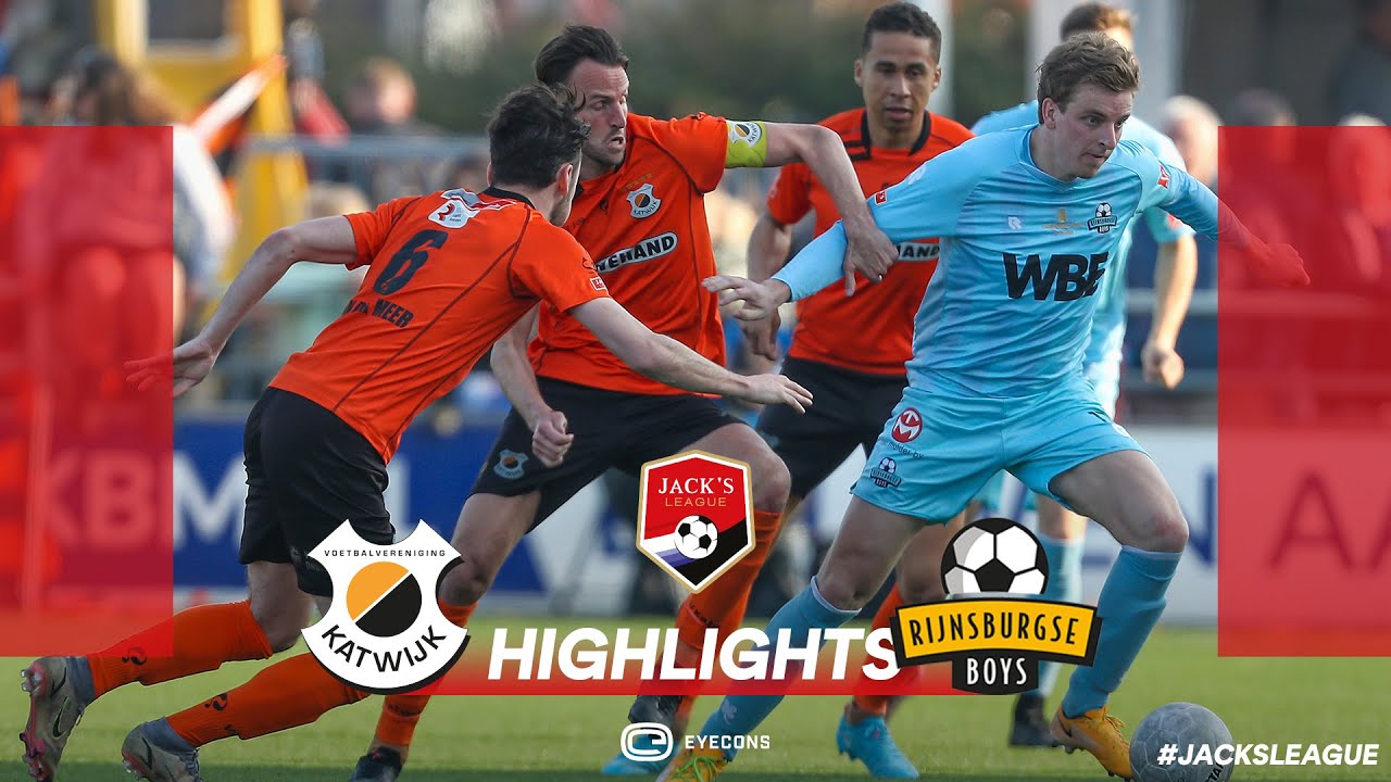 RIJNSBURG OVERKLAST KOPLOPER 💪 | VV KATWIJK vs RIJNSBURGSE BOYS | Jack’s League 21/22 | Samenvatting