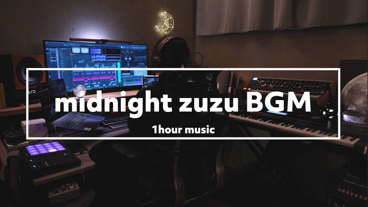 【作業用BGM】一緒に作業 💻「midnight zuzu BGM」【1時間】
