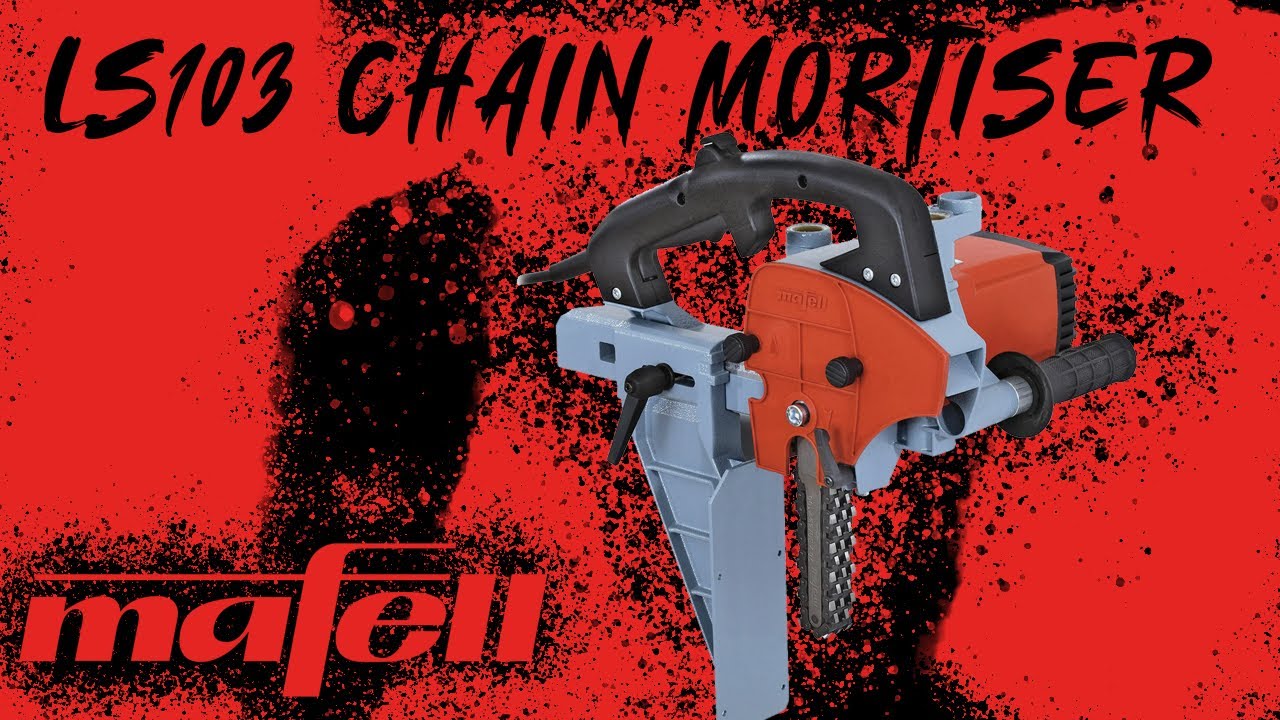 Mafell LS103 Portable Chain Mortiser demonstration