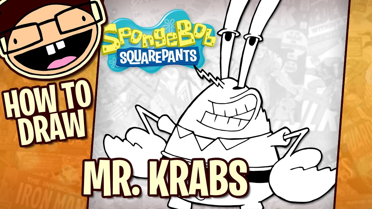 How to Draw MR. KRABS (Spongebob Squarepants) | Narrated Step-by-Step Tutorial