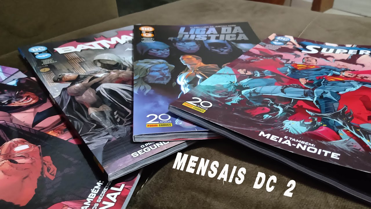Hqs Mensais 2 - Superman, Batman e Liga da justiça