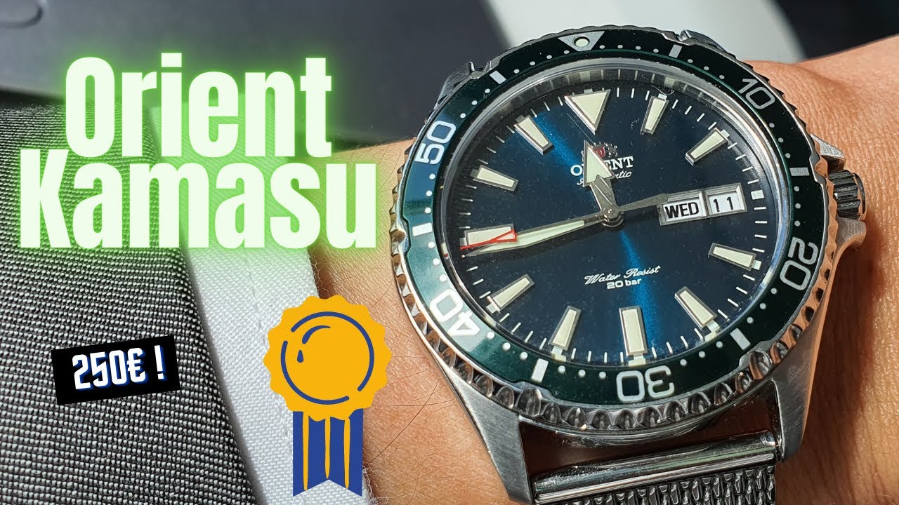 Orient Kamasu (Mako 3) | La meilleure montre japonaise &agrave; moins de 250&euro;