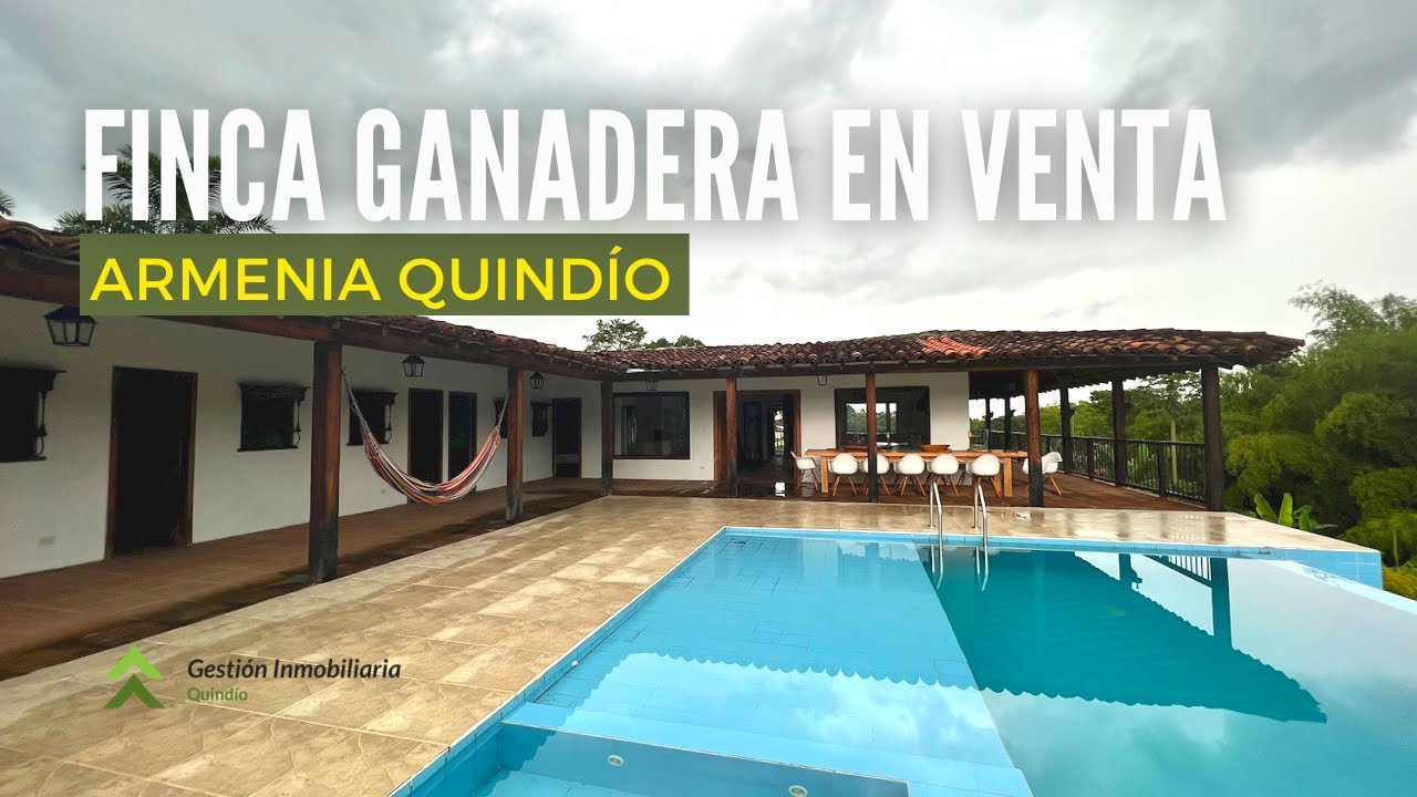 Finca GANADERA en venta Armenia Quindío 19 cuadras