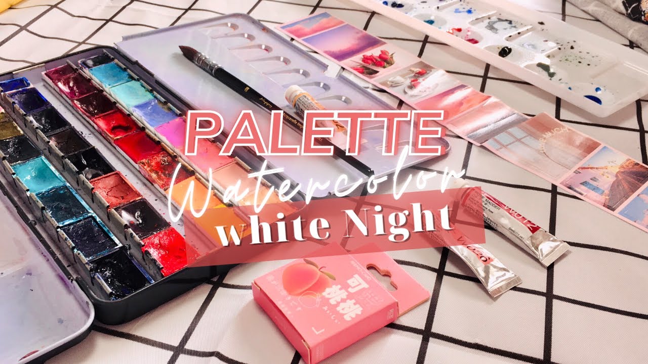 TRONG PALETTE CỦA SÒ CÓ GÌ? CÙNG SÒ SẮP XẾP LẠI CÁC PAN MÀU WHITE NIGHT NHÉ! | Sò Kimura