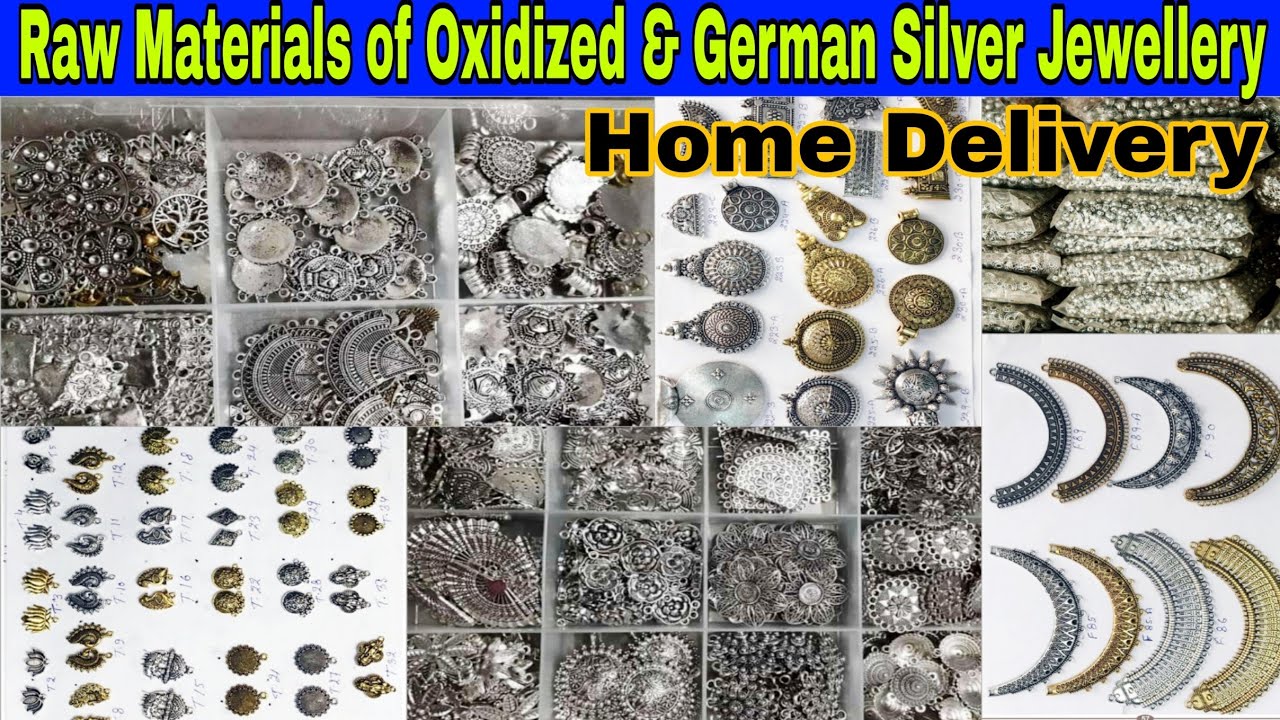 Oxidised Raw Material Wholesale  Market in Kolkata | Barabazar Wholesale Market | Kolkata Market ||