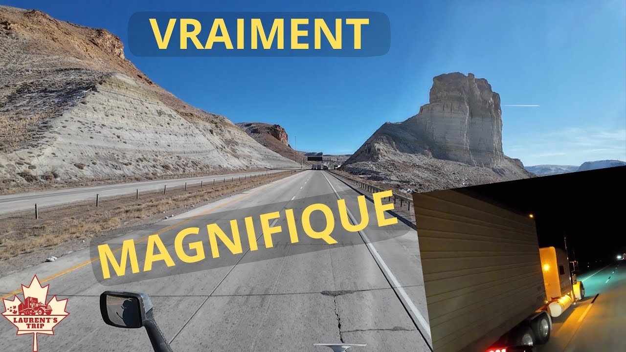 Canada/USA yakima 16 ,Traversée du Wyoming : des paysages à couper le souffleun, un décor de film 🎬