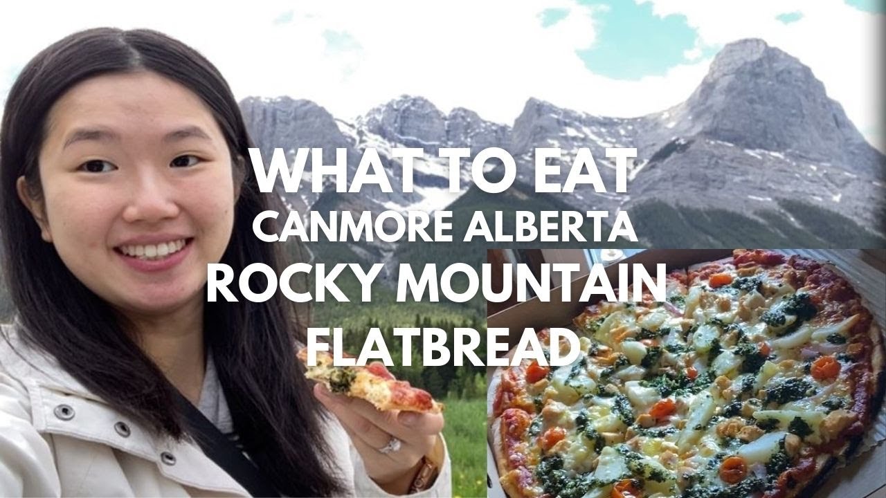 The perfect meal to eat at the Rocky Mountains in Canmore Alberta [Food Review] [Travel Vlog]