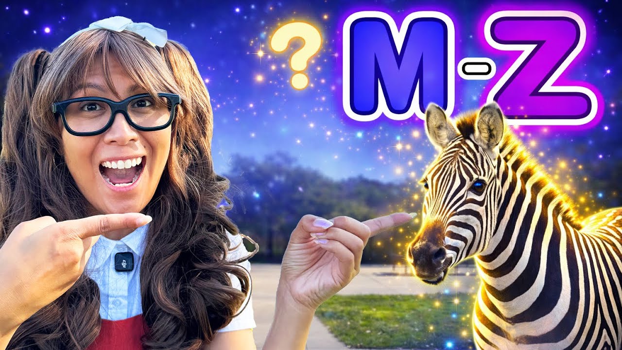 Animal Scavenger Hunt M–Z 🐾 | Learn ABCs & Animals with Soso!