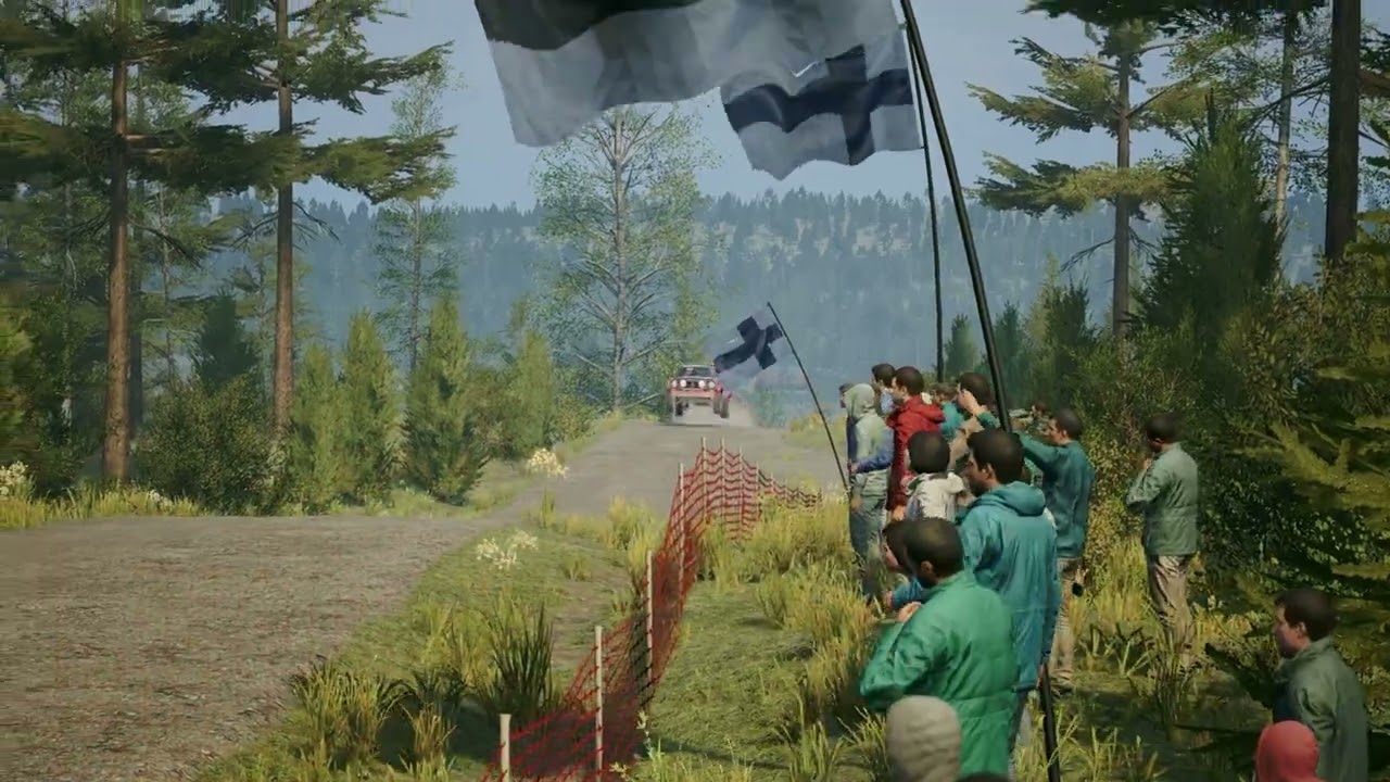 Let's drive EA WRC Ford Escort MK2 McRae Motorsport at Leustu Finland.