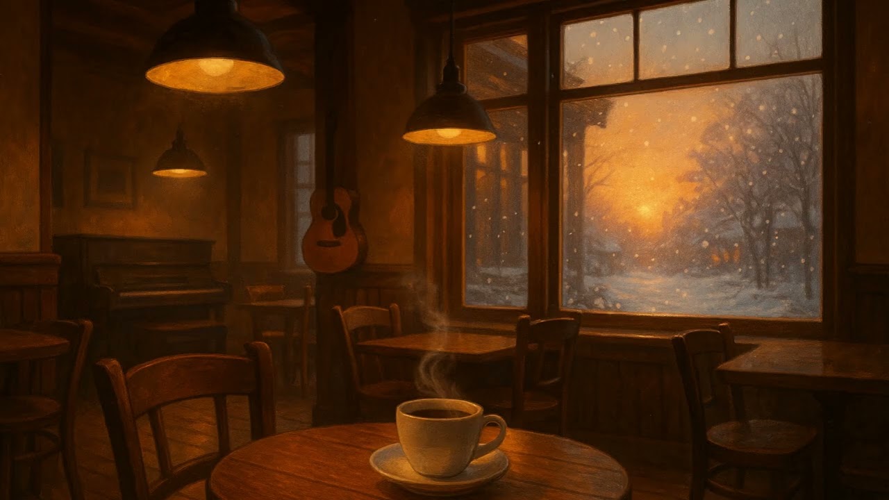 Warm Winter Focus 🍂 | Cozy Guitar & Piano Flow | Chill Your Aura