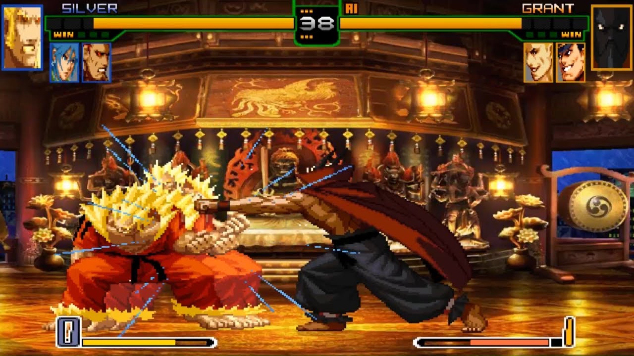 Mugen1.1 👊 The King Of Fighters Ultimate 👊🏾 Silver/Akuma/Leona PlayThrough 👊