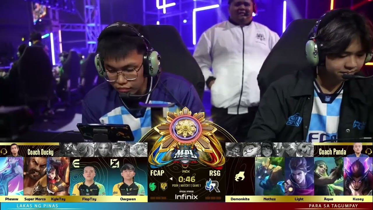 RSG PH  PH VS FCAP GAME 1 TILL 4 PLAY OFF MPL PH S 13 ENGLISH CASTER FINAL LOWER BRACKET